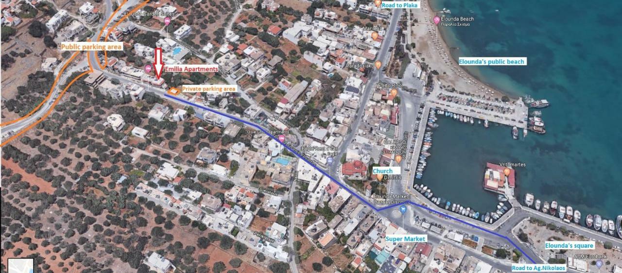 Emilia Apartments Elounda Exteriér fotografie